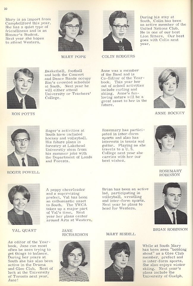 London South Secondary School Yearbook