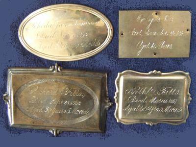 The Free Genealogy Death Record on the Coffin Plate of Anna J Roberts 1874 ~ 1926