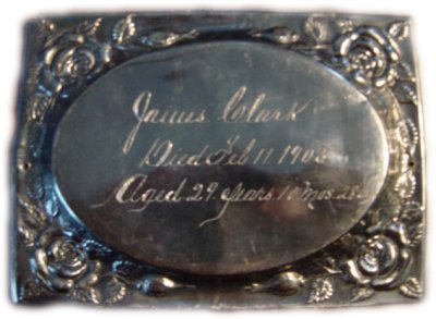 The Birth Record and Death Record on the Coffin Plate of James Clark is Free Genealogy