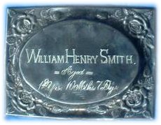 Birth & Death Record on the Coffin Plate of William Henry Smith